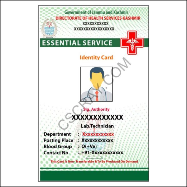Custom Healthcare ID Card Kit