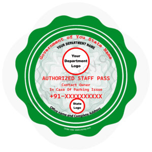 Custom Windshield Parking Tag Pack of 2